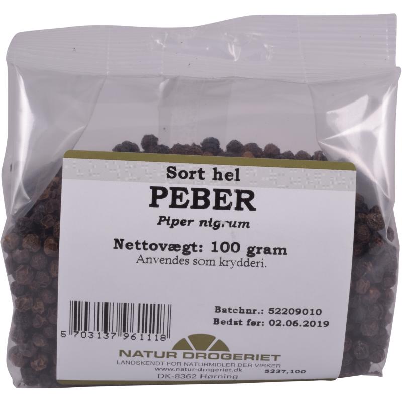 Peber sort hel 100 g